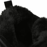 Thiken Plush Winter Boots Women 2023 Lace Up Anti-Slip Platform Snow Boots Woman Thick Sole Cotton Padded Shoes Size