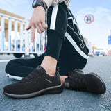 Shoes for Men Shoes Sneakers Black Shoes Casual Men Women Knit Sneakers Breathable Athletic Running Walking Gym