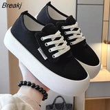 for Women 2022 Spring Women White Casual Shoes Breathable Flats Fashion Soft Lace-up Women Sneakers Zapatos De