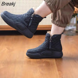 Women's Warm Shoes Casual Snow Boots Waterproof Anti-skid Long Plush Women's Boots Fashion Winter Women's Shoes Zapatos