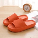 VIP Link Thick Platform Slippers Women Men Home Bathroom Soft EVA Sandals Woman 2023 Summer Non-slip Beach Flip