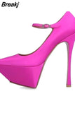 Platform Women Pumps Sexy Ladies High-heeled Sandals Stiletto Demonia Party Wedding Luxury Brand Woman Shoe Mary Janes
