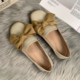 The Spring And Autumn Of 2024, The New Flat-Bottomed Single Shoes, British Style Leather Shoes, Women's Shoes, Beans Shoes, Love