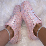Single Shoes Spring 2025 Flat Shoes Front Lash Casual Single Shoe Round Head Sports Low Top Shoe
