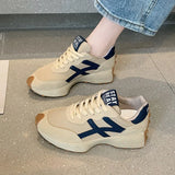 Women Sneakers Lace Up Casual Shoes Trainer 2023 Mesh Sport Running Shoes for Woman Breatheable Vulcanized
