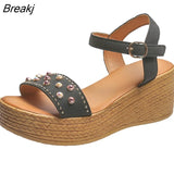 Platform Sandals 2022 Fashion Women Strap Gladiator Sandal Wedges Shoes Casual Woman Peep Toe espadrille femme