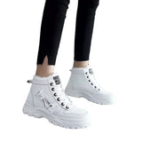 Winter Ladies Shoes Lace Up Women Sneakers Snow Ankle Boots Waterproof Warm Platform Botas Woman Footwear Botas De