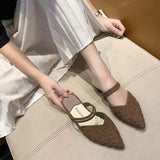 Jelly Job Slides Mules Summer Pointed Toe Shoes for Women 2023 Black Woman Slippers Free Shipping Low Price Y H Sandal