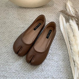 Split Toe Flats Shoes Women Brand Ballerina Ninja Tabi Cozy Loafers Female Mary Jane Casual Moccasins Ladies Shoes