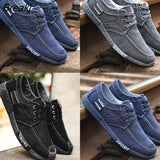 canvas shoes deodorant breathable men's shoes tide shoes non-slip male students tie casual stripes men shoes