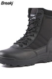 Military Boots Men Boots Special Force Desert Combat Army Boots Outdoor Hiking Boots Ankle Shoes Men Work Safty