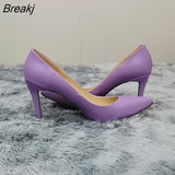 Shoes 2023 Women Pumps Fashion 9cm High Heels Pointed Toes Black White Shoe Women Wedding Shoes Ladies