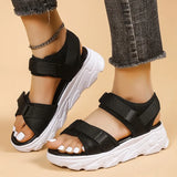 Summer Women Platform Sandals Casual Thick Bottom Non Slip Beach Shoes Woman Open Toe Comfortable Sports Sandals Plus