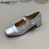 Jane Shoes Flat Shoes for Women 2023 Designer Luxury Elegant Party Sandals Elegant Woman Heels