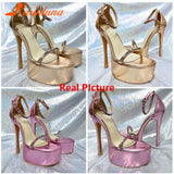 Super Thin Heels Woman Sandals 2023 Summer Cover Heel Sexy Party Wedding Shoes Fashion Comfy Women Pump Sandals