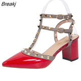 Woman 2021 Summer Ladies High Heels Valentine Shoes Female Pointed Toe Pumps For Womens Shoe Zapatos Chaussure