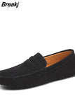 New Fashion Men Casual Shoes Brand Leather Men Loafers Moccasins Slip on Men's Flats Male Driving Shoes Sneakers