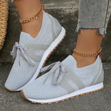 Knitting Flat Sneakers Woman Lightweight Slip On Walking Running Shoes for Women Spring Autumn 2024 Tenis