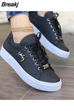 Shoes Women New 2023 Casual Sneakers Fashion Flat Lace Up Outdoor Walking Sport Plus Size 43 Zapatillas