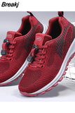 Breathable Running Shoes for Women Non-slip Jogging Walking Casual Sneakers Comfortable Daily Mountaineering