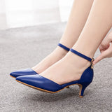Breakj Cm Large Hollow Sandals Low Heel Pointy Shoes White Pointed Wedding Shoes Women Wedding Photography Women