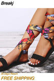 Women Sandals Ankle Strap Summer Shoes Flat Plus Size 43 Casual Fashion Beach Sandals New 2023 Ladies Shoes Zapatos De