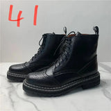 Size Classics Women Rivet Ankle Boots Crude Heels Square Toe Summer Half Slippers Autumn High Heels Boots Female Women