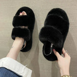 It And Wear It! Online Celebrity Hairy Slippers Women Wear New Style Fairy Ins Chao Slippers In Autumn And Winter Of