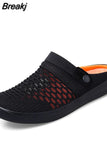 Breathable Men Sandals Summer Outdoor Lightweight Fashion Slippers New Arrivals Slip-on Male Mesh Beach Shoes for