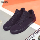 Arrival Spring Summer Canvas Shoes Men Flat Heel Black Shoes Male Footwear High Quality Brand Casual Shoes Black