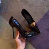 Breakj Soft-Skin High-Heeled Women's Fine Heel Sexy Pointer 2025 Spring And Autumn 2025 New French Temperament Shallow Work