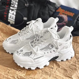 Shoes Luxury Sneakers Men's Harajuku Chunky Sneakers Autumn Black Running Footwear Male High Fashion Zapatos