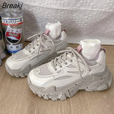 Women's Sneakers 2023 Summer Mesh Breathable Comfortable Sports Platform Shoes Soft Bottom Casual Shoes Sneakers Women