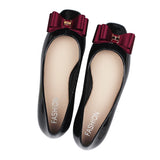 Women Cute Light Weight Black Slip on Flat Shoes Lady Casual Bow Tie Comfortable Shoes Female Cool Spring Summer Shoes