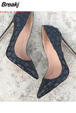 Shoes Sexy Womens Black High Heel Shoes Pointed Toe Apricot Party Stiletto Heels plus size 33 34 YG025