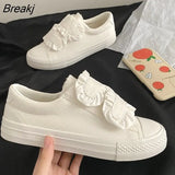 for Women Women's Shoes Japanese Lace White Shoes Female 2023 New Female Wild Ulzzang Cute Canvas Shoes