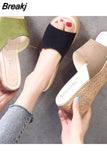 Sandals Women 2023 New Fashion Wedge Shoes Ladies High Heels Thick Bottom Mules Summer Casual Female Slip on