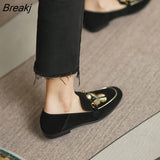New 2023 Pearl Embroidered Bee Ladies Shoes Flat Shoes Loafers Comfortable Work Shoes Flat Shoes Single Shoes 35-40