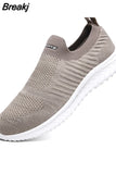 men sneakers light fashion casual shoes slip-on comfortable women pink couple shoes large size gray without