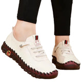 Breakj Handmade Stitching Large Size Student Shoes Female Flat Mother Single Shoe Casual