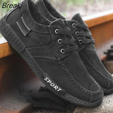 Men Shoes Denim Lace-Up Men Casual Shoes New 2023 Plimsolls Breathable Male Footwear Spring