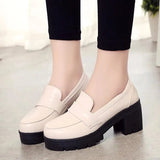 High School Student Shoes Girly Girl Lolita Shoes Cospaly Shoes JK Uniform PU Leather Loafers Casual