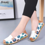 Women Casual Shoes 2022 Fashion Print Flat Shoes Women Comfort Casual Shoes Ladies Plus Size Slip-on Shoes Zapatos Para