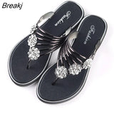 New Summer Elegant Women Fashion Peep Toe High Quality Anti Skid Indoor or Outdoor Beach Casual Comfort Flip