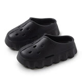 Hollow Out Women's Cloud Slippers 2023 New Closed Toe High Platform Woman Slipper Outdoor Non Slip Thick Bottom