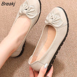 Plus Size(34-43)Loafers Comfortable Women Genuine Leather Flat Shoes Woman Casual Nurse Work Shoes Women Flats 6