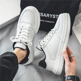 Men Skateboarding Shoes Comfortable Thick Bottom Platform Casual Shoes Men Vulcanized Shoes Sneakers Student