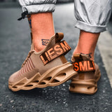 Men Sneakers 2023 Hollow Blade Mesh Casual Shoes Sneakers Men's Running Shoes Trainers Sports Shoes Big Size