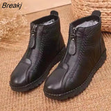 Women Boots 2023 New Women's Barefoot Hiking Shoes Ankle Boots Zipper Elastic Hiking Sneakers Mild Winter