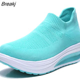 Women Shoes Summer Weave Sneakers Super Light Comfortable Shoes Female Mesh Breathable Sneakers Women